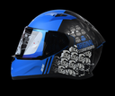 Casco Integral Shaft SH-522 Stormtrooper Negro Azul Mate