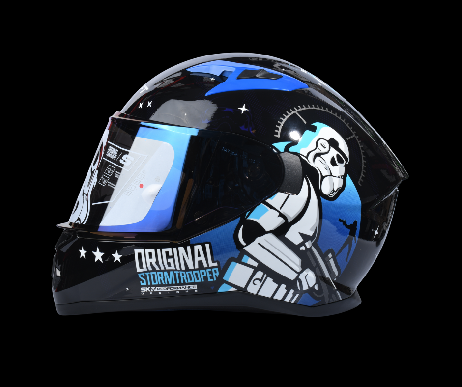[500002] Casco Integral Shaft SH-522 Stormtrooper Azul Brillante (L (Grande))