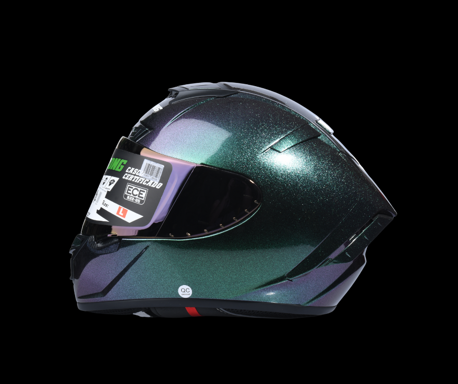 [500011] Casco Integral Xtrong XTR-326 Fotocromático Verde Brillante (XL (Extra Grande))