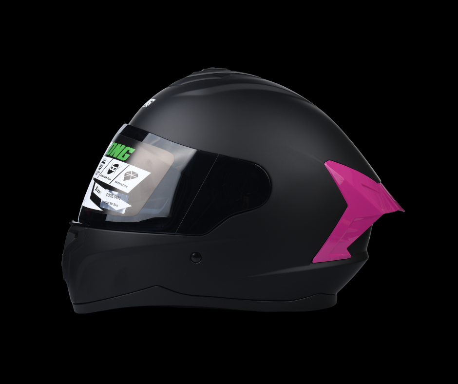 [500014] Casco Integral Xtrong XTR-M70 Negro / Rosa Mate (L (Grande))