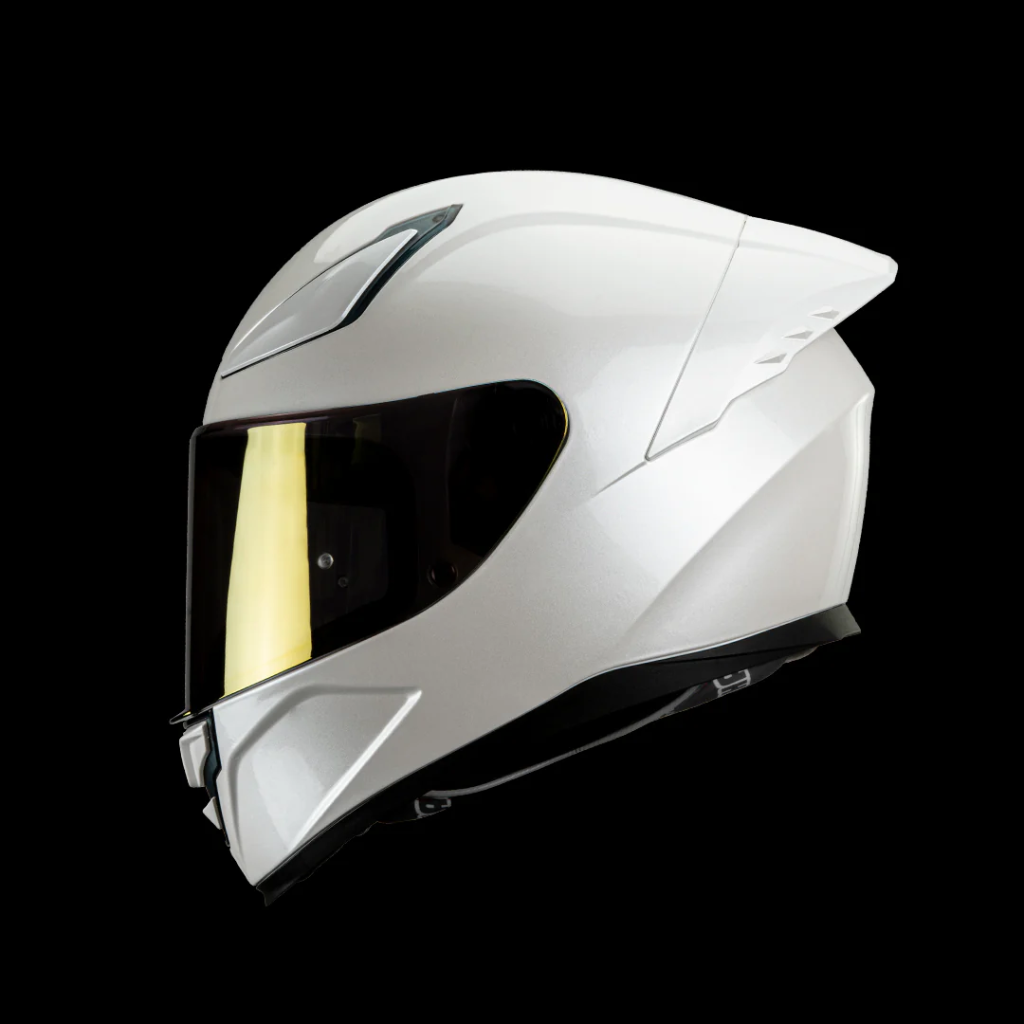 [500044] Casco Integral Hax Onix Solid Blanco Perla Brillante (L (Grande))